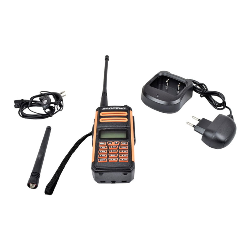 Baofeng - Ricetrasmittente Dual Band Vhf/Uhf Fm Upgraded Version Arancione