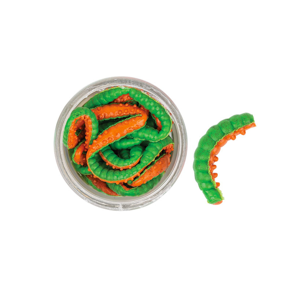 Berkley - Powerbait Honey Worm Green Orange 55Ct 2.5Cm 100G