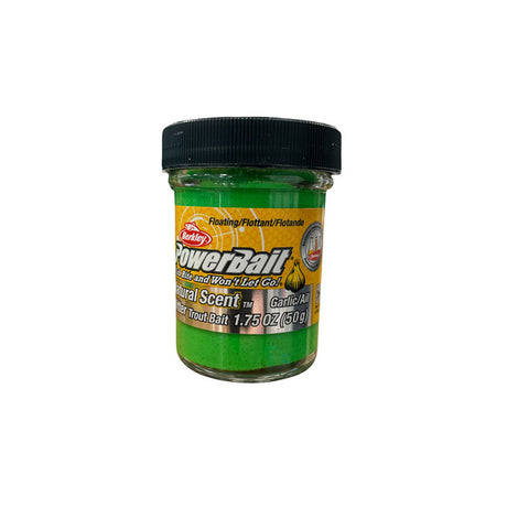 Berkley - Powerbait Natural Scent Glitter Trout Bait Spring Green 1.75Oz 50G Garlic/Ail