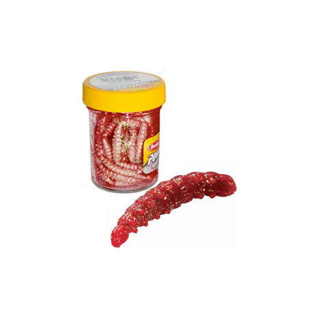 Berkley - Powerbait Sparkle Honey Worm Red/Scales (55 Pz)