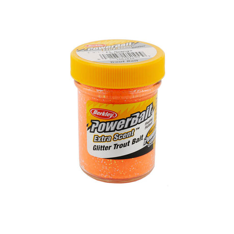 Berkley - Powerbait® Glitter Trout Bait Extra Scent 1.75Oz 50G Fl. Orange