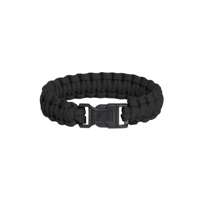 Bracciale Paracord - Pentagon Pselion Survival Bracelet Black 20Cm