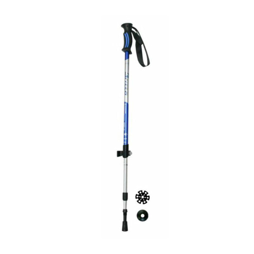 Brizza - Bastone Trekking In Alluminio 3 Sez. Telescopiche -Blu