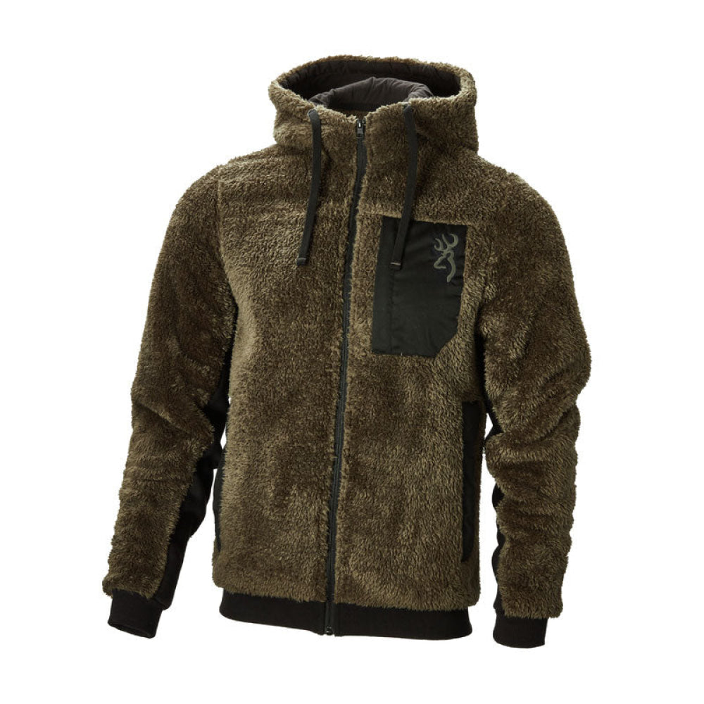 Browning - Felpa Sweatshirt Warm Snapshot Sherpa Green S
