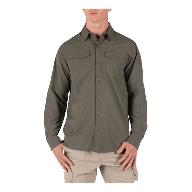 Camicia - 5.11 Freedom Flex Woven Ls 831 Sage Green S