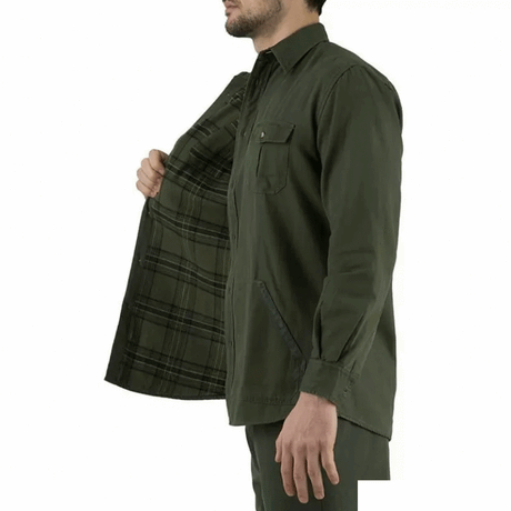 Camicia - Beretta Cotton & Flannel Overshirt Dark Green