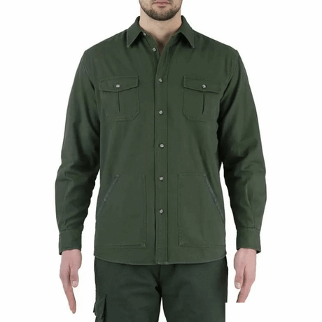 Camicia - Beretta Cotton & Flannel Overshirt Dark Green S