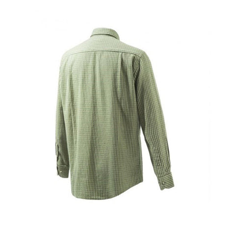 Camicia - Beretta Flannel Button Down Shirt Green & Beige Plaid