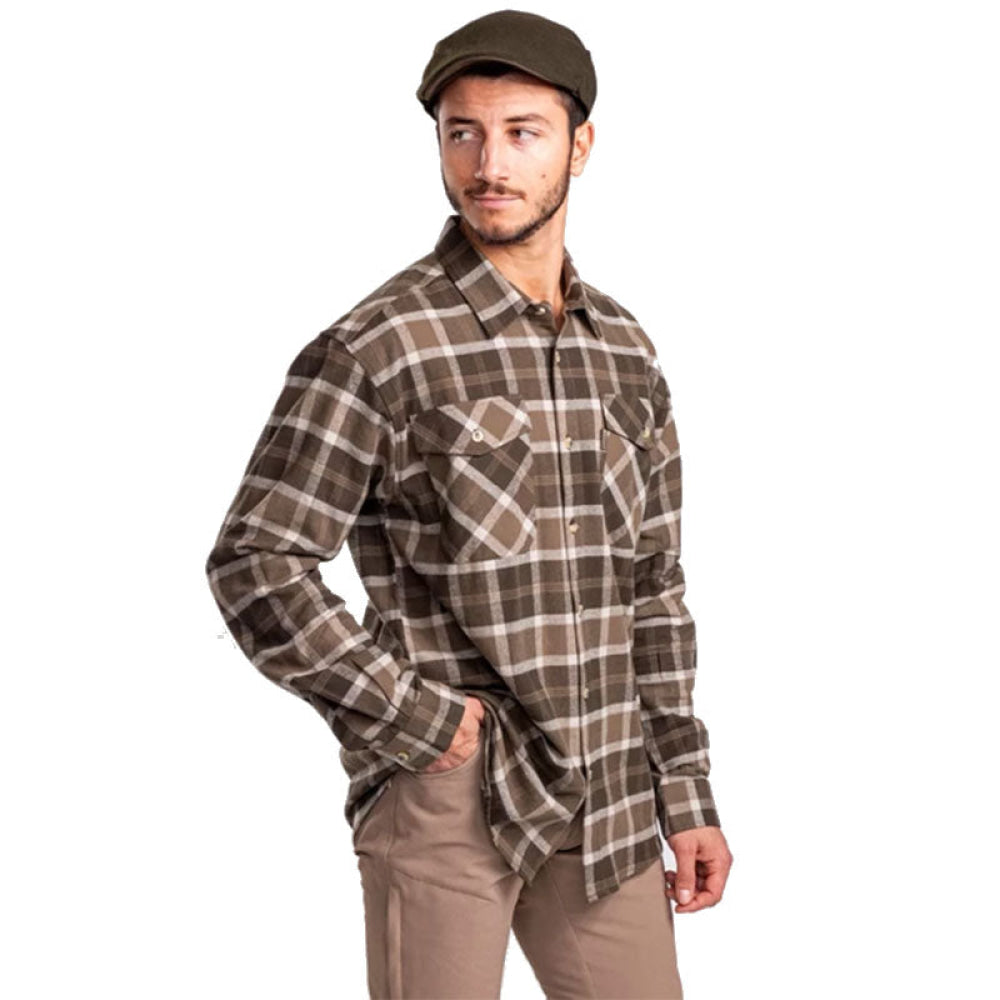 Camicia - Pinewood Härjedalen Shirt M’s 9026 Moss Green/H.olive