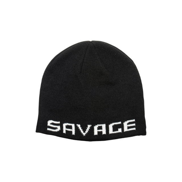 Cappello - Savage Gear Logo Beanie Tg Unica Black/White