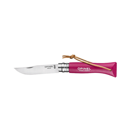 Coltello - Opinel N°06 Inox Baroudeur ’Framboise’