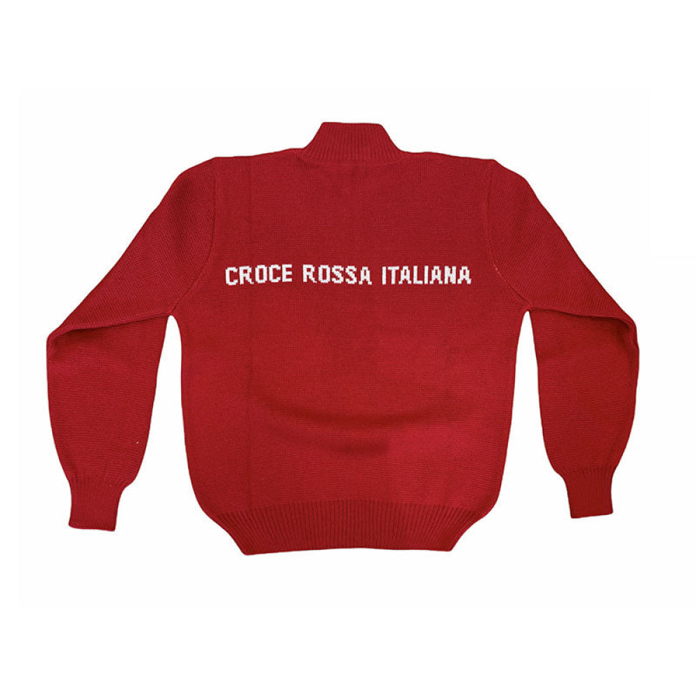 CROCE ROSSA - MAGLIONE CON ZIP CONVENZIONE DI GINEVRA