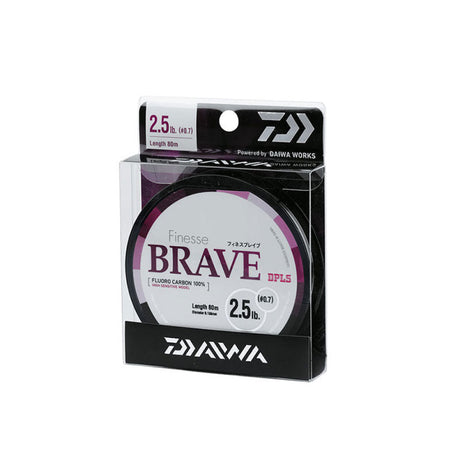 Daiwa - Finesse Brave Dpls Fluoro Carbon 100% 0.138Mm Length 80M 2.5Lb #0.7