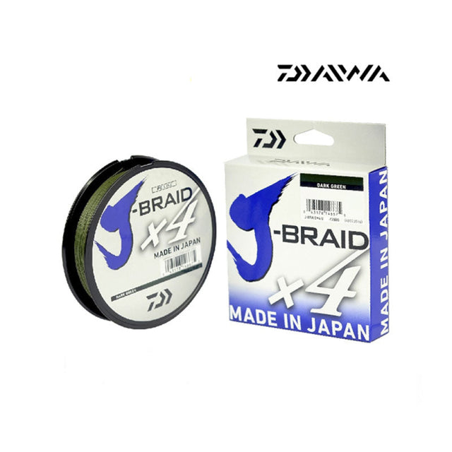 Daiwa - J-Braid X4 Dark Green 0.10Mm 135M 3.8Kg 9Lbs