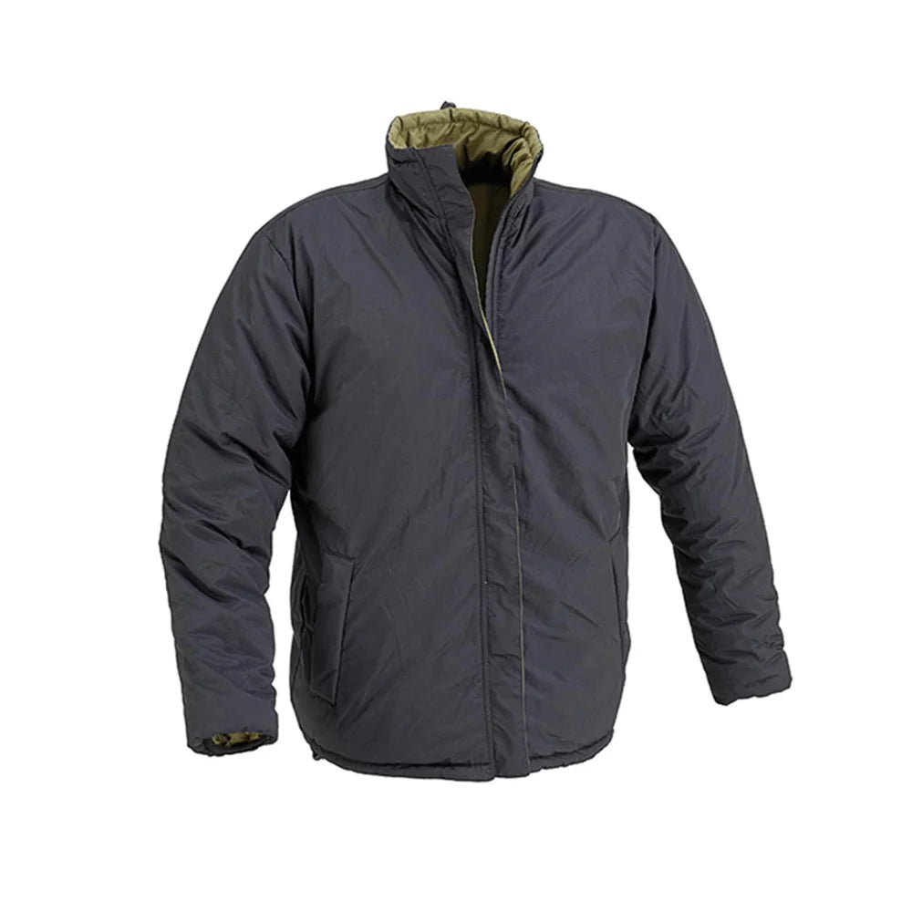 DEFCON 5 - GIACCA REVERSIBILE VEGETATO OD GREEN/BLACK - M