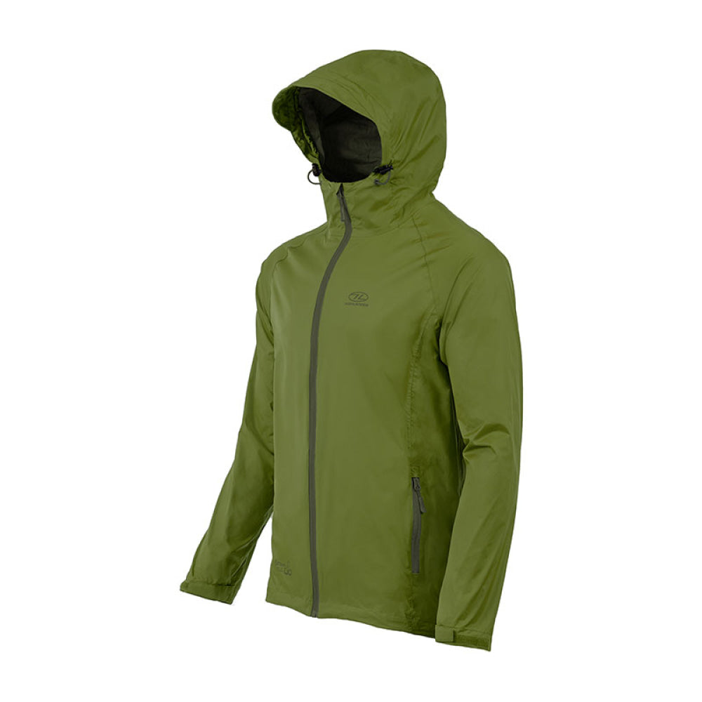 Defcon 5 - Highlander Stow & Go Waterproof Jacket (Od Green)