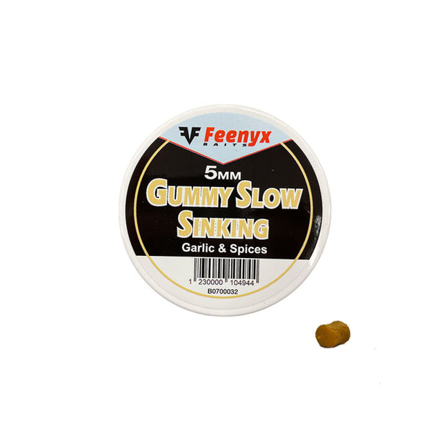 Feenyx Baits - Gummy Slow Sinking Garlic & Spices 5Mm
