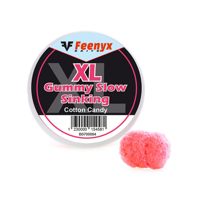 Feenyx Baits - Xl Gummy Slow Sinking Cotton Candy 10Mm