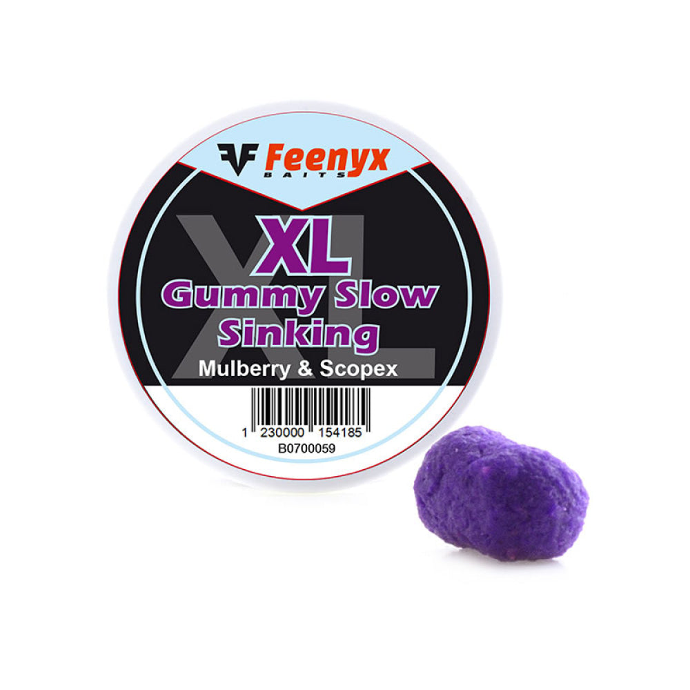 Feenyx Baits - Xl Gummy Slow Sinking Mulberry & Scopex 10Mm