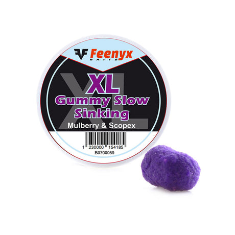 Feenyx Baits - Xl Gummy Slow Sinking Mulberry & Scopex 10Mm