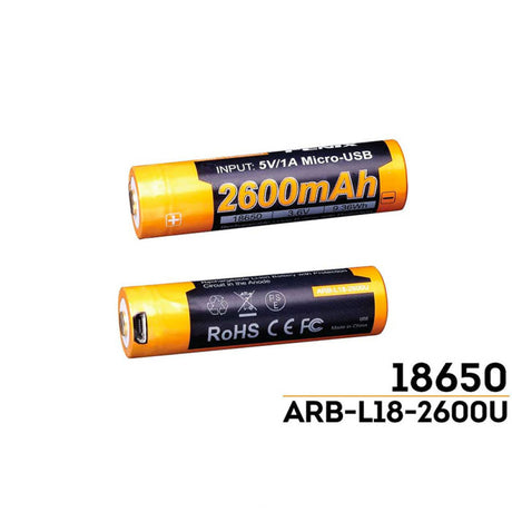 Fenix - Batteria Ricaricabile Usb Arb-L18-2600U