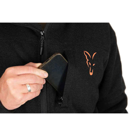 Fox - Collection Sherpa Hoody Black/Orange