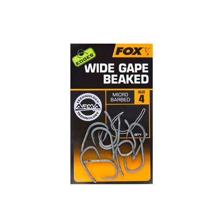 Fox - Edges™ Armapoint Wide Gape Beaked Size 4 (10Pz)