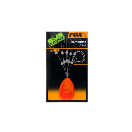 Fox - Edges™ Bait Bungs Clear -Red (10Pz)