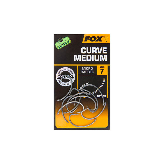 Fox - Edges™ Curve Medium Micro Barbed Size 4 (10Pz)