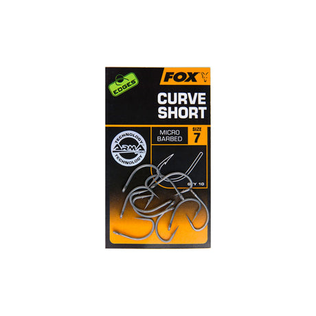 Fox - Edges™ Curve Short Micro Barbed Size 4 (10Pz)