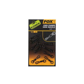Fox - Edges™ Kwik Change Hook Swivels Size 11 (10Pz)