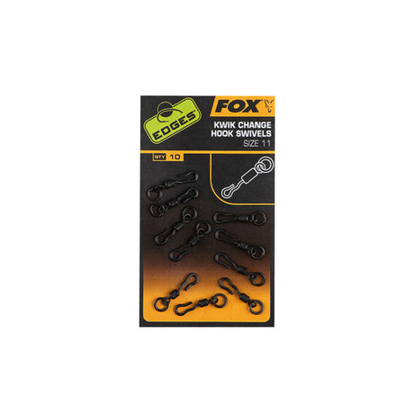 Fox - Edges™ Kwik Change Hook Swivels Size 11 (10Pz)