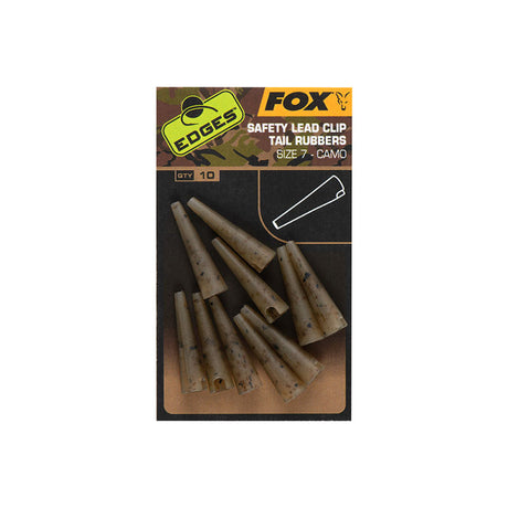 Fox - Edges™ Safety Lead Clip Tail Rubbers Size 7 Camo