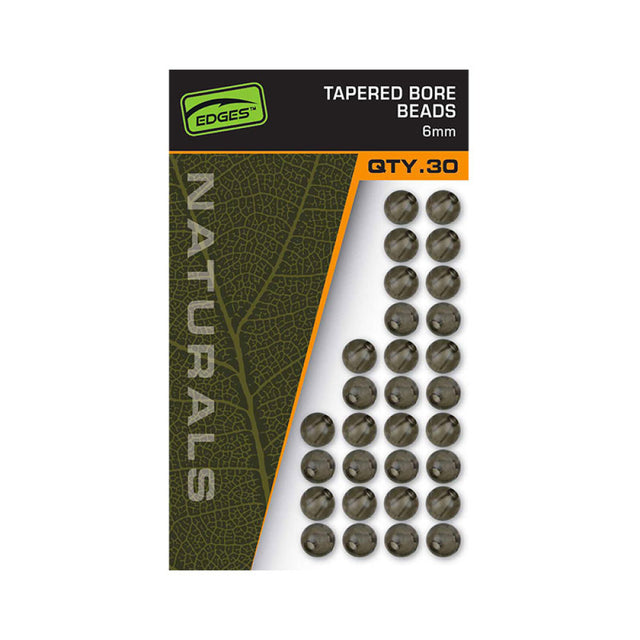 Fox - Edges™ Tapered Bore Beads 6Mm (30Pz)