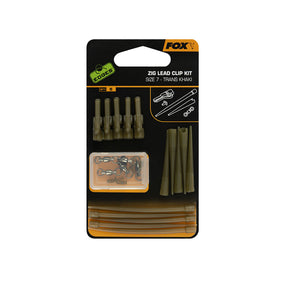 Fox - Edges™ Zig Lead Clip Kit Size 7 Trans Khaki (5Pz)