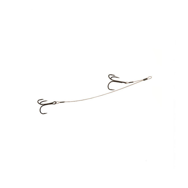 Fox Rage - 49 Strand Double Stinger Strand Double Stinger Hook Size 4&6 12Kg/10Cm 5Cm