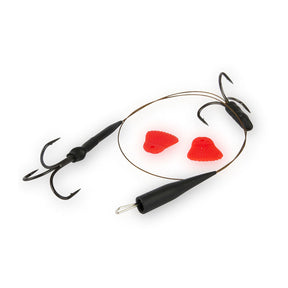 Fox Rage - Predator Kwik Change Paternoster Trace Barbed (Powerpoint Technology) Size 4 18Kg 40Lb