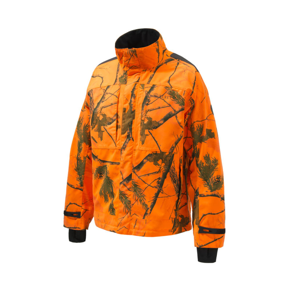 Orange camo hunting jacket best sale