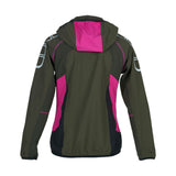 Giacca - Donna Univers Cardigan Outdoor Courmayeur Verde/Fucsia