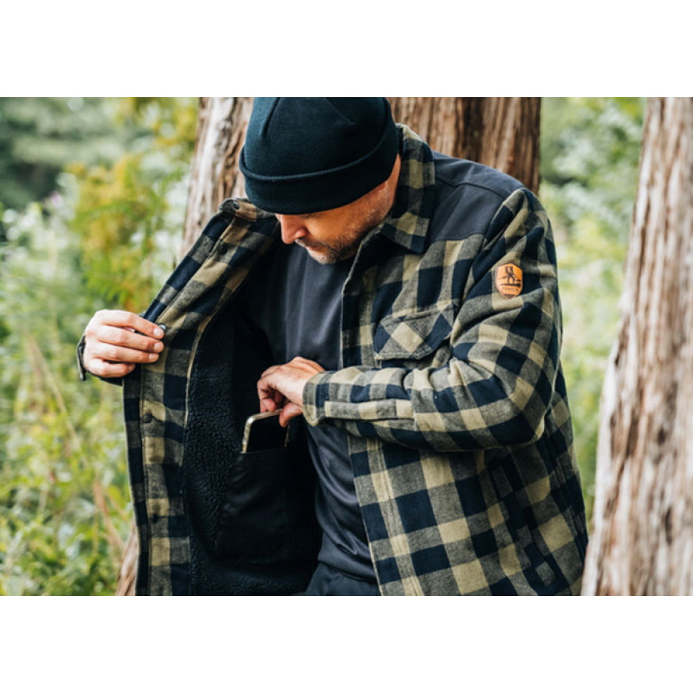 Giacca - Fostex Lumberjack Sherpa Jacket Da Boscaiolo Black/Olive