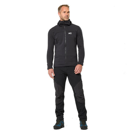 Giacca - Millet Fusion Grid Hoodie M 0247 Black-Noir