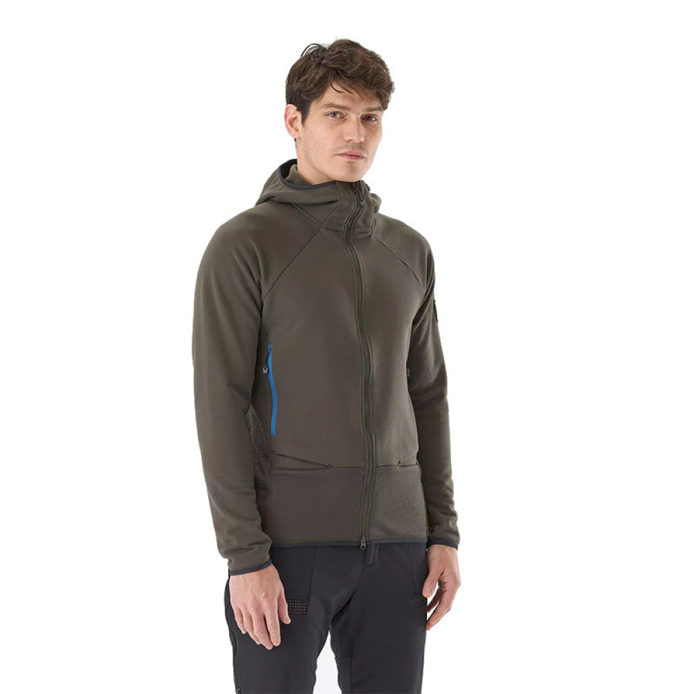 Giacca Pile - Millet Trilogy Icon Power Hoodie Deep Jungle