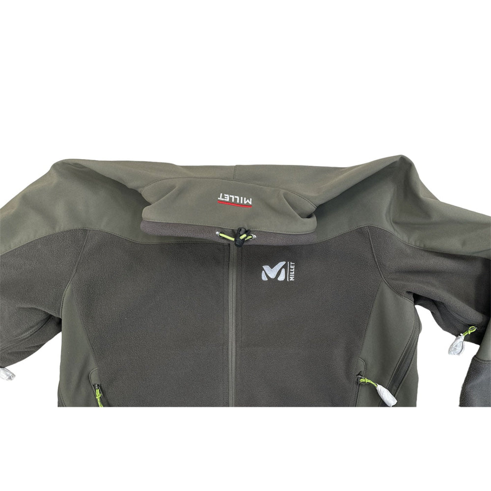 Giacca Pile - Millet Uomo Dual Softshell Jkt Gris Aluminium