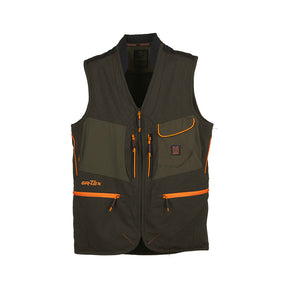 Gilet - Uomo Univers Caccia Alpi Elasticizzato Verde/Arancio 62