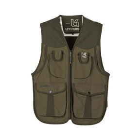 Gilet - Uomo Univers Caccia Rete Elasticizzato Verde M