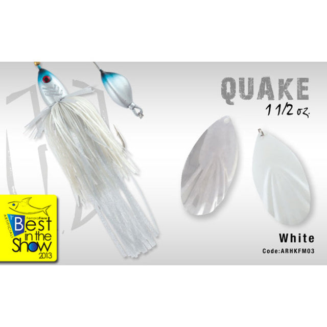 Herakles - Monster Baits Spinnerbait Quake 1 1/2Oz White