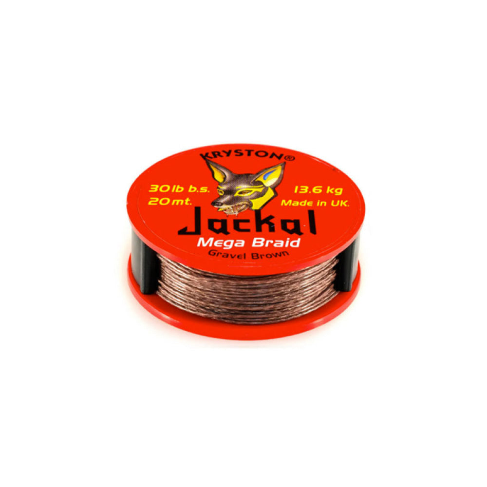 Kryston - Jackal Mega Braid Gravel Brown 30Lb B.s. | 13.6Kg 20Mt