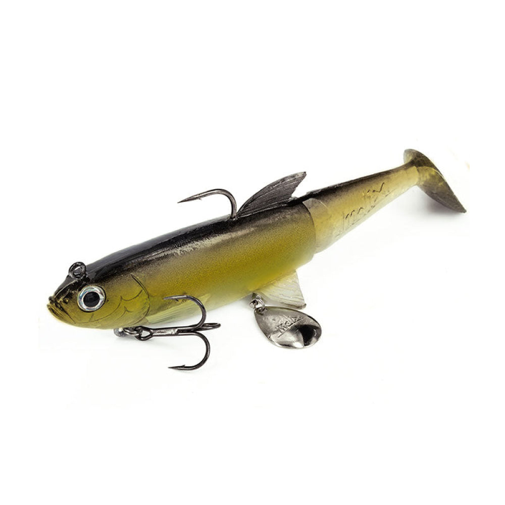 Molix - Shad 185 7.5’ Swimbait 18.5Cm 7.5In 100G 3.5Oz #550-Brown Gold