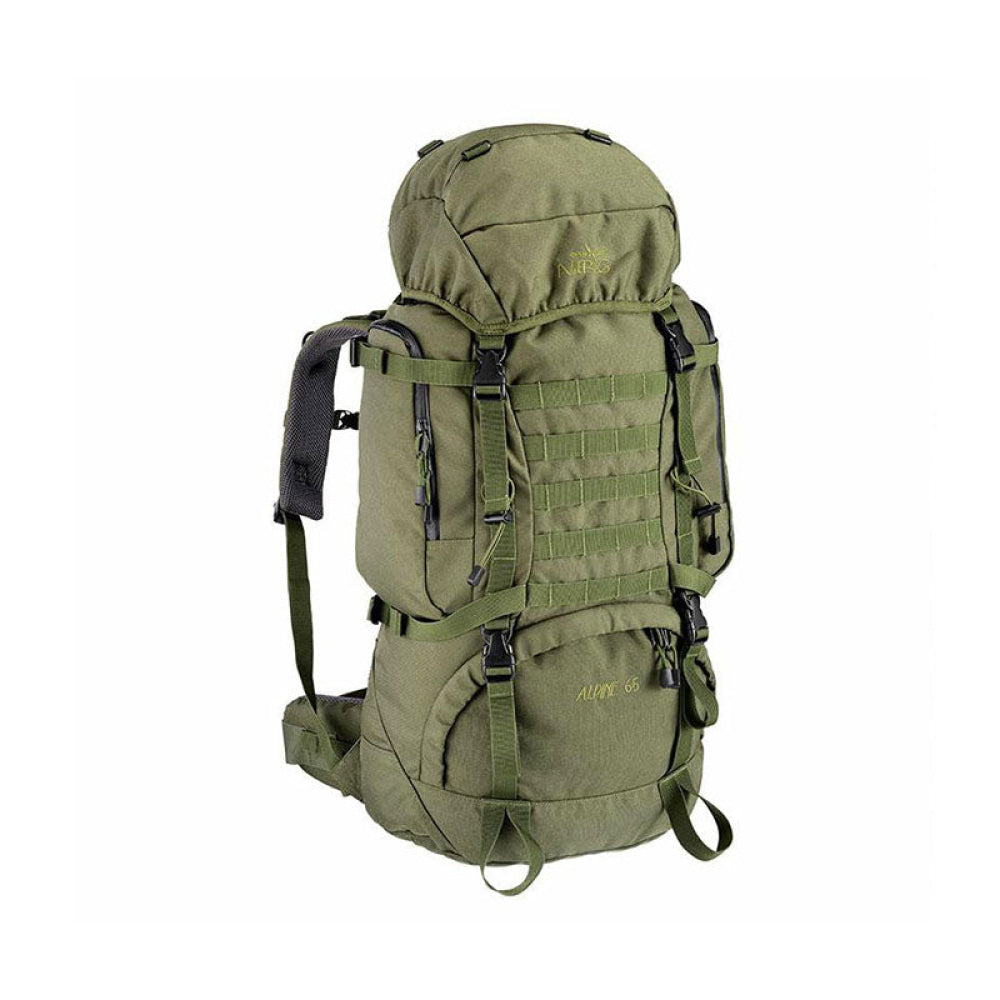 Nerg Open Land - Zaino Alpine Back Pack 65 Lt Verde