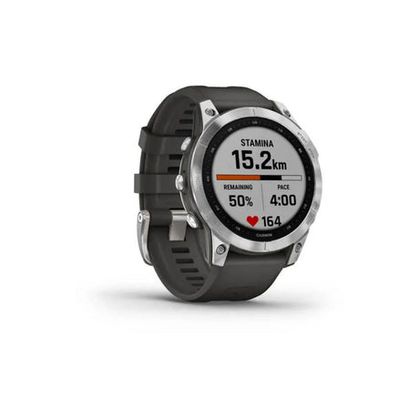 Orologio - Garmin Fenix 7 – Standard Edition Silver Con Cinturino Graphite